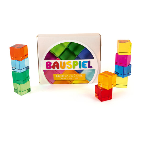 Bauspiel Lichtbauwürfel, 20 Stück