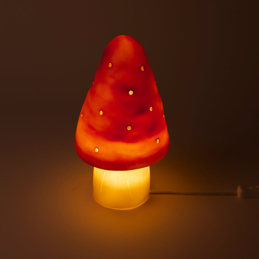 Pilzlampe 'Ziegelrot' , klein
