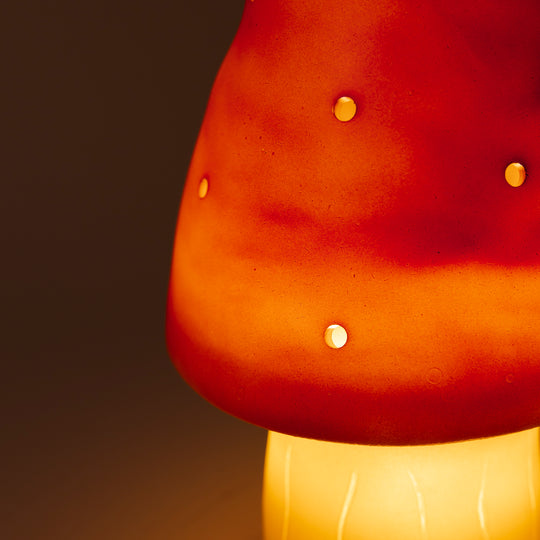Pilzlampe 'Ziegelrot' , klein