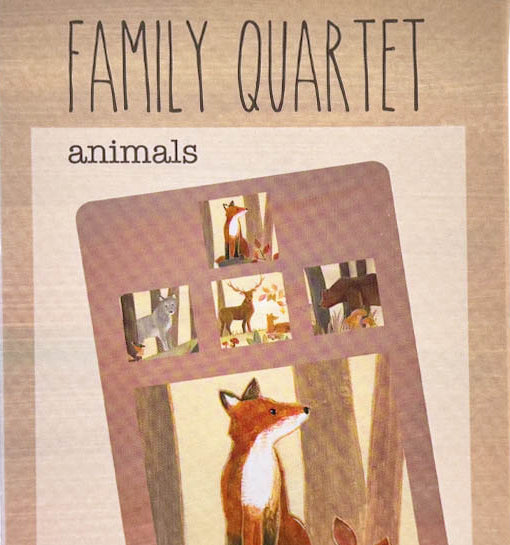 Quartett Tierfamilien