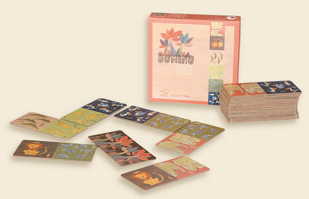 Domino 'Dschungel' | Legespiel mit Wildtieren