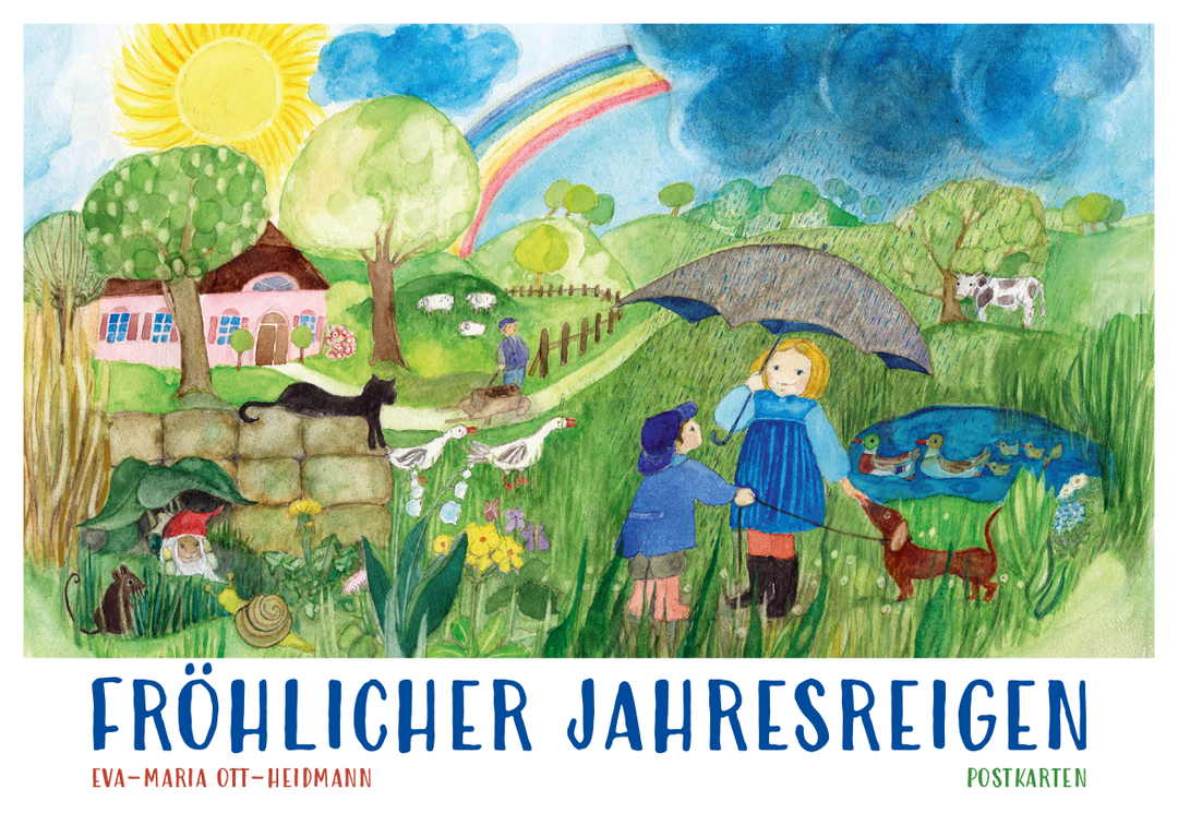 Postkartenbuch 'Fröhlicher Jahresreigen' Eva-Maria Ott-Heidmann