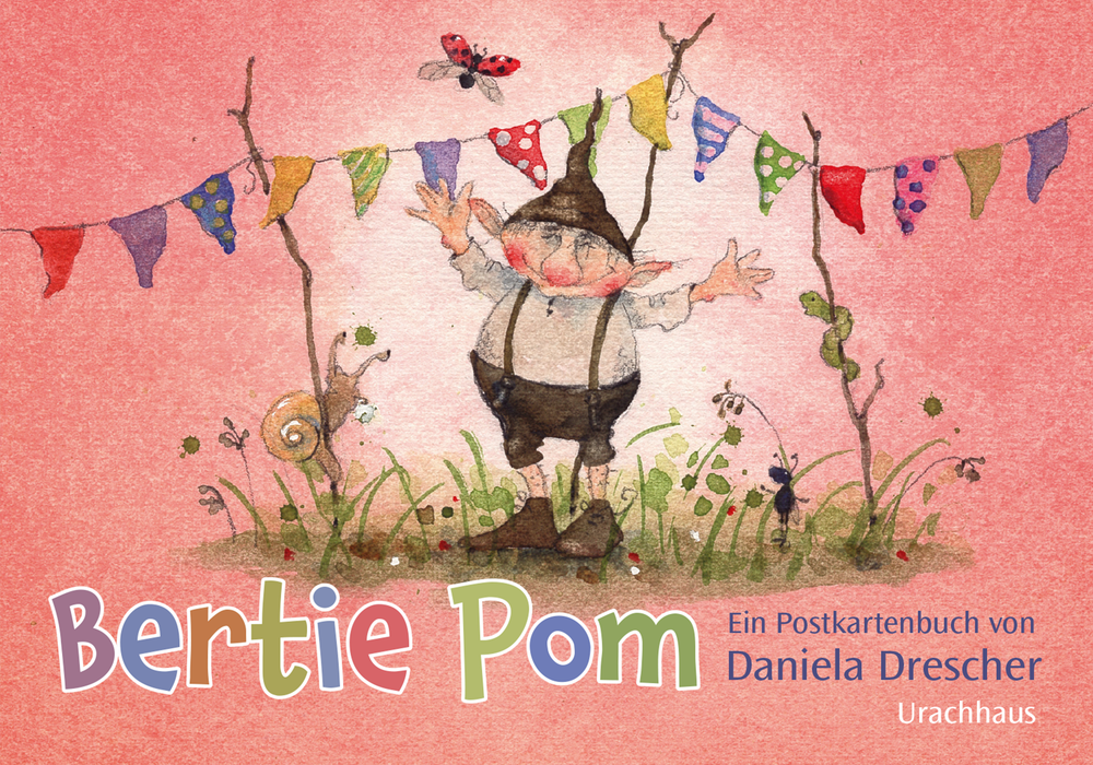 Postcard book 'Bertie Pom' 