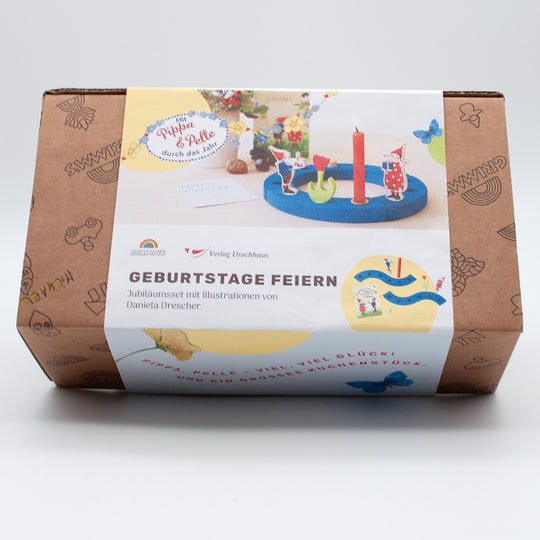 Pippa und Pelle Geschenk-Set 'Geburtstage feiern'