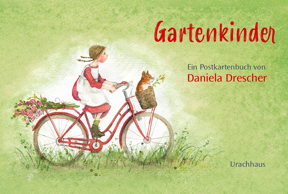 Postcard book 'Garden Children' 