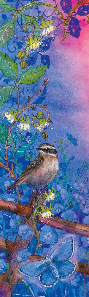 Lesezeichen 'Vögelchen (Sommer)'