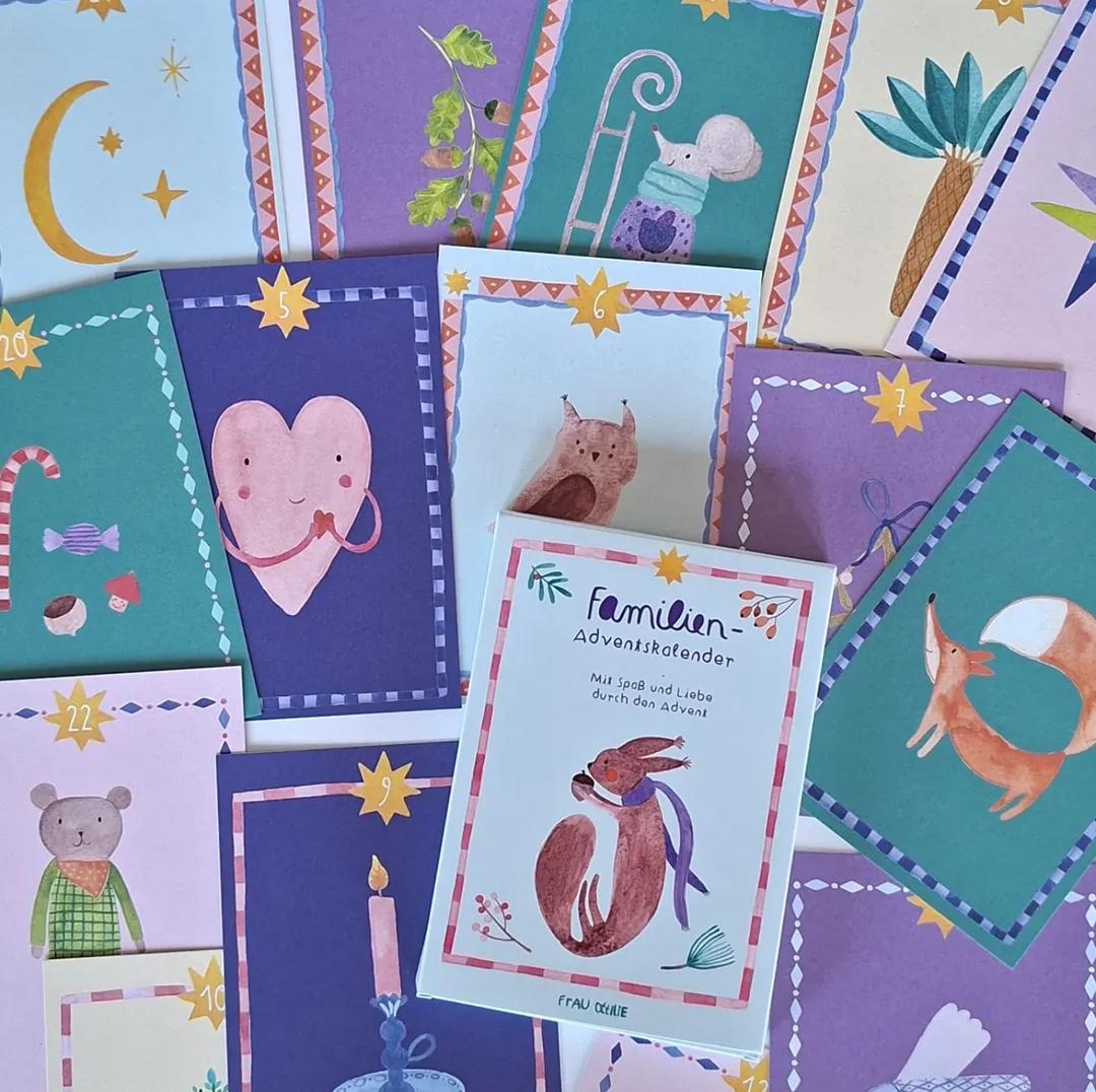 Frau Ottilie Familienadventskalender 2026 | 24 Aktionskarten