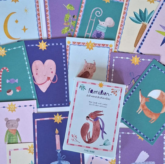 Frau Ottilie Familienadventskalender 2026 | 24 Aktionskarten