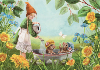 ✿ Kunstkarte 'April Showers'