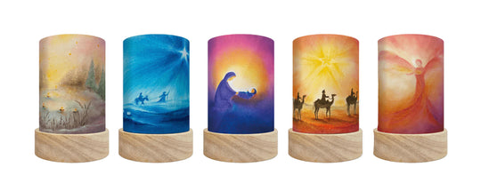 Laternen Shades-Set 'Weihnachtszeit' 5 Stk. - Baukje Exler