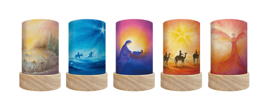 Laternen Shades-Set 'Weihnachtszeit' 5 Stk. - Baukje Exler