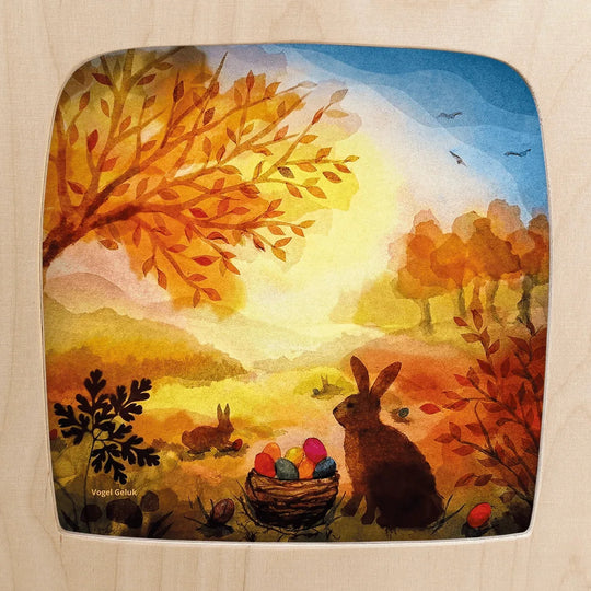 Toverlux Karte 'Easter Bucket' - Vogel Geluk