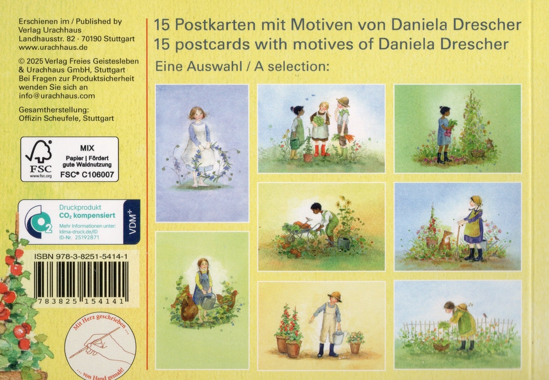 Postkartenbuch 'Gartenkinder'