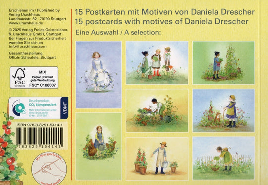 Postkartenbuch 'Gartenkinder'