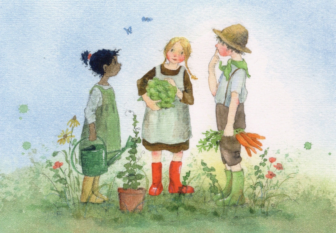 Postkartenbuch 'Gartenkinder'
