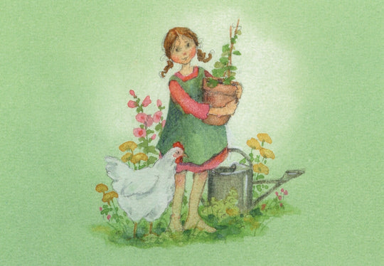 Postkartenbuch 'Gartenkinder'