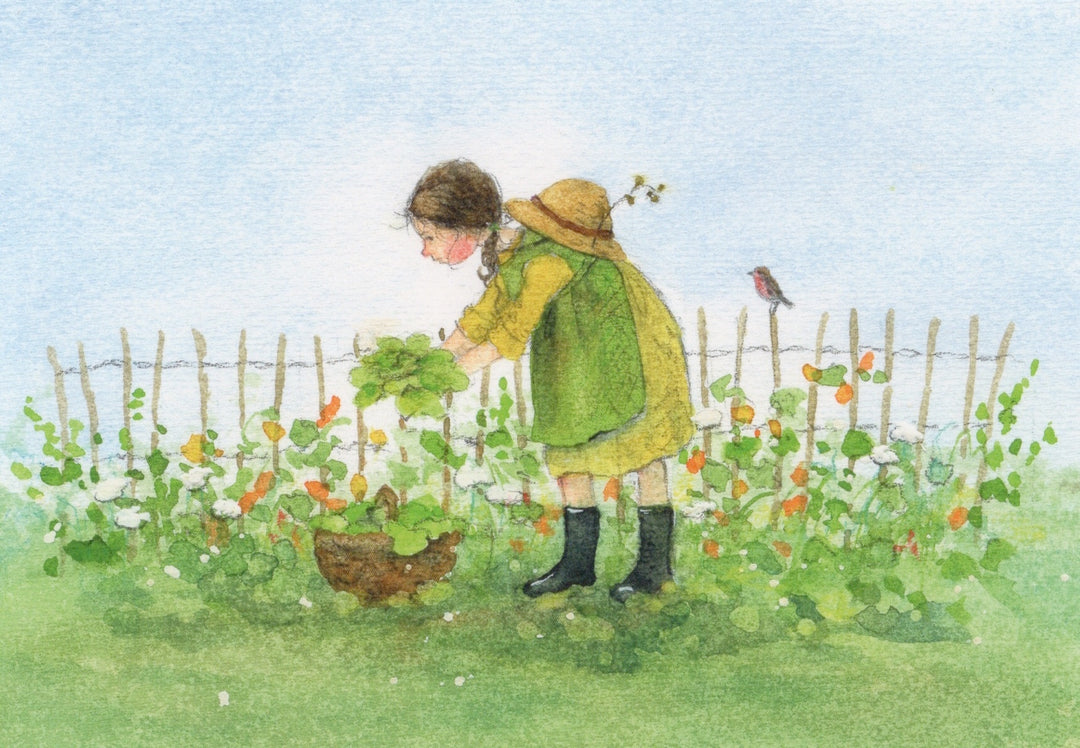 Postkartenbuch 'Gartenkinder'