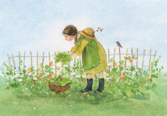Postkartenbuch 'Gartenkinder'