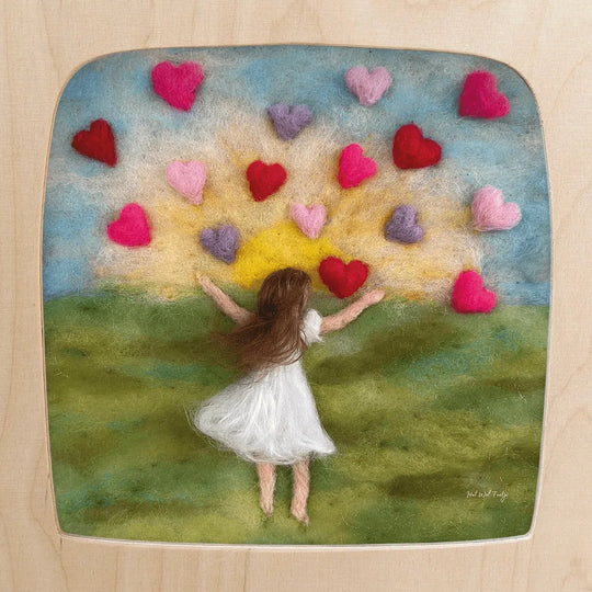 Toverlux Karte 'Hearts' - Het Wol Feetje