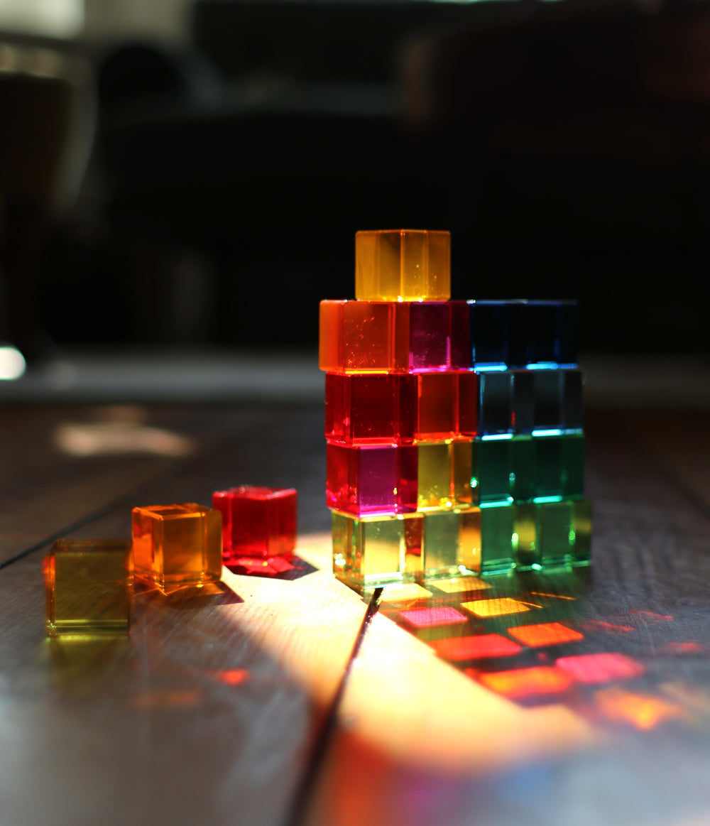 Bauspiel Lichtbauwürfel, 20 Stück