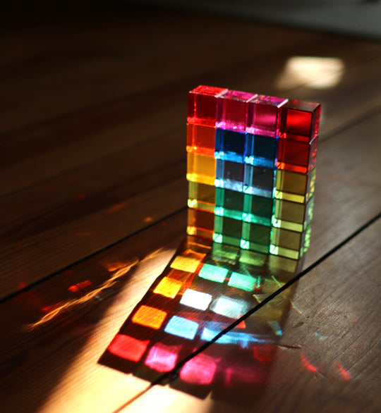 Bauspiel Lichtbauwürfel, 20 Stück