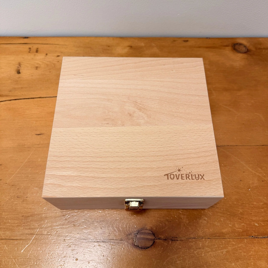 Aufbewahrungsbox aus Holz für Toverlux Karten