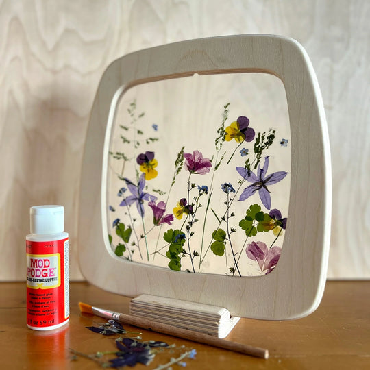 Toverlux Flower Silhouette Kit | DIY-Set für gepresste Blumen