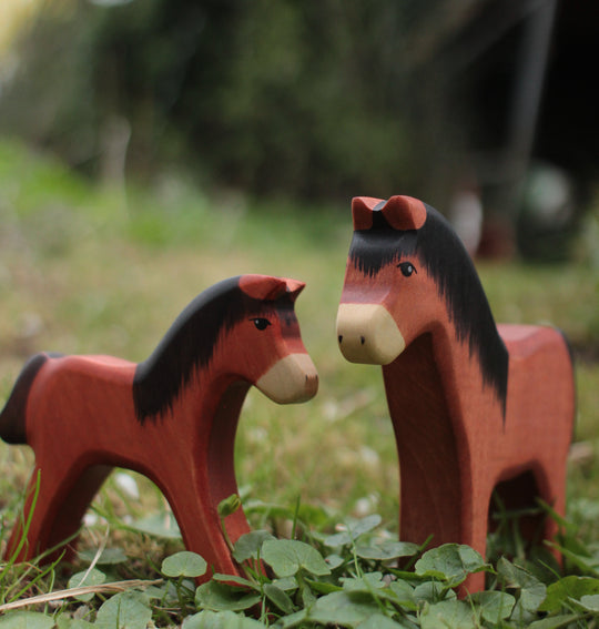 Holzwald Pferd