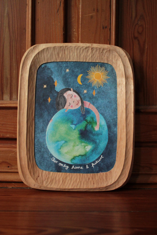 Kunstdruck A4 'Our only Home and Future'
