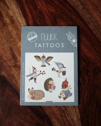 nuukk Kindertattoos 'Waldtiere im Winter'