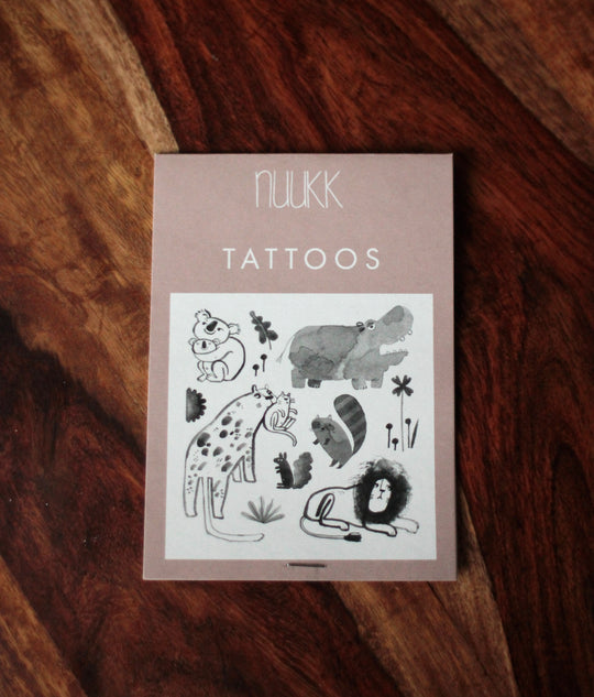 nuukk Kindertattoos 'Nilpferd'