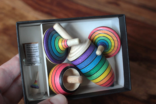 Kreisel Lernset Regenbogen in Box