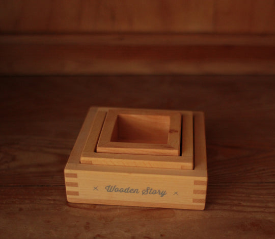 Montessori Holztabletts – 3er Set