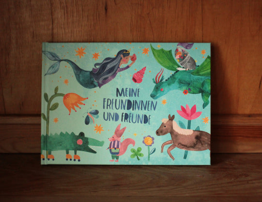 Freundebuch Schule (Hardcover), türkis
