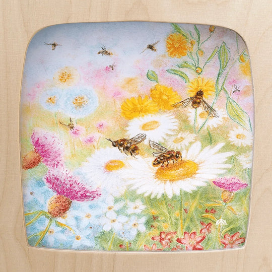Toverlux Karte 'Blumenwiese mit Bienen' - Kapitein Kalk