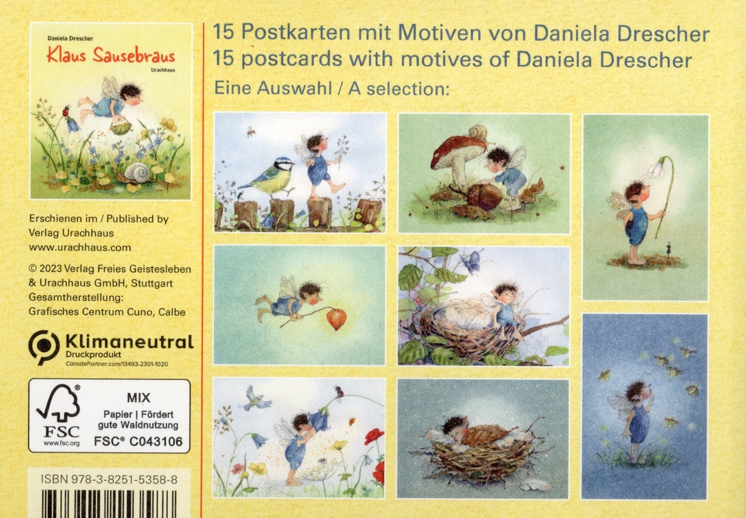 Postkartenbuch 'Klaus Sausebraus'
