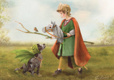 ❥ Kunstkarte 'My Dragon and I'