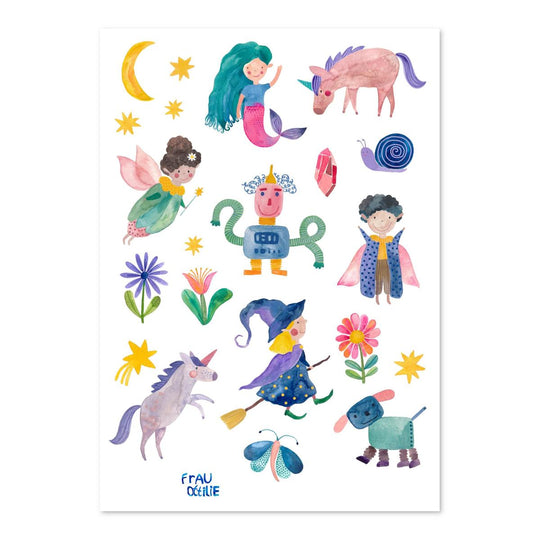 Kindertattoos 'Fantastische Wesen'