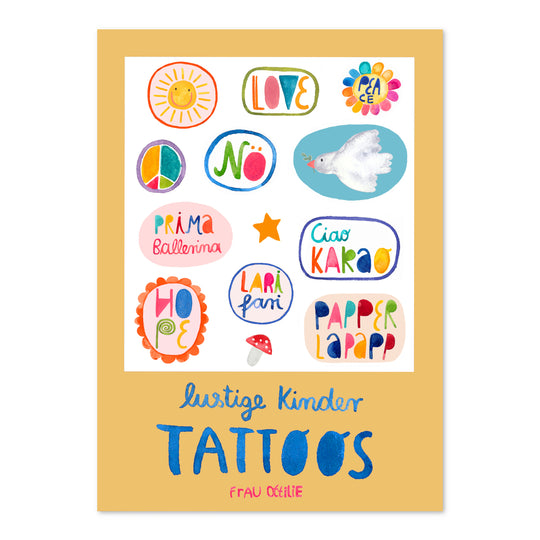 Kindertattoos 'Sonnenschein und Rambazamba'