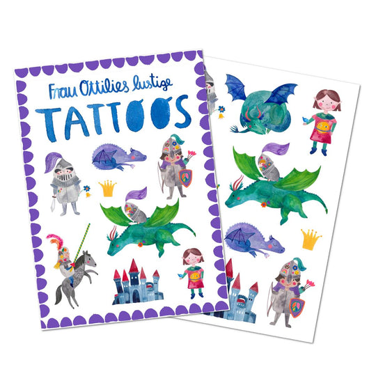 Kindertattoos 'Ritter'