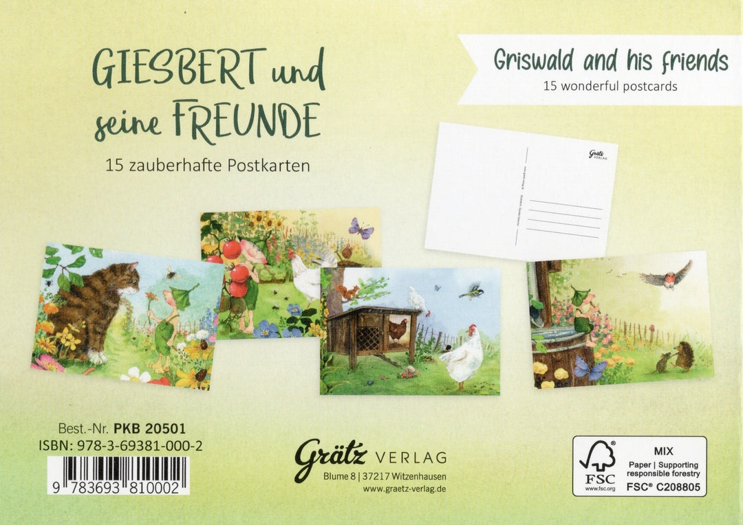 Postkartenbuch 'Giesbert und seine Freunde'