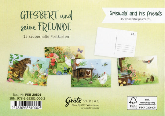 Postkartenbuch 'Giesbert und seine Freunde'