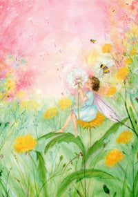 ❂ Kunstkarte 'Pusteblumen Elfe'