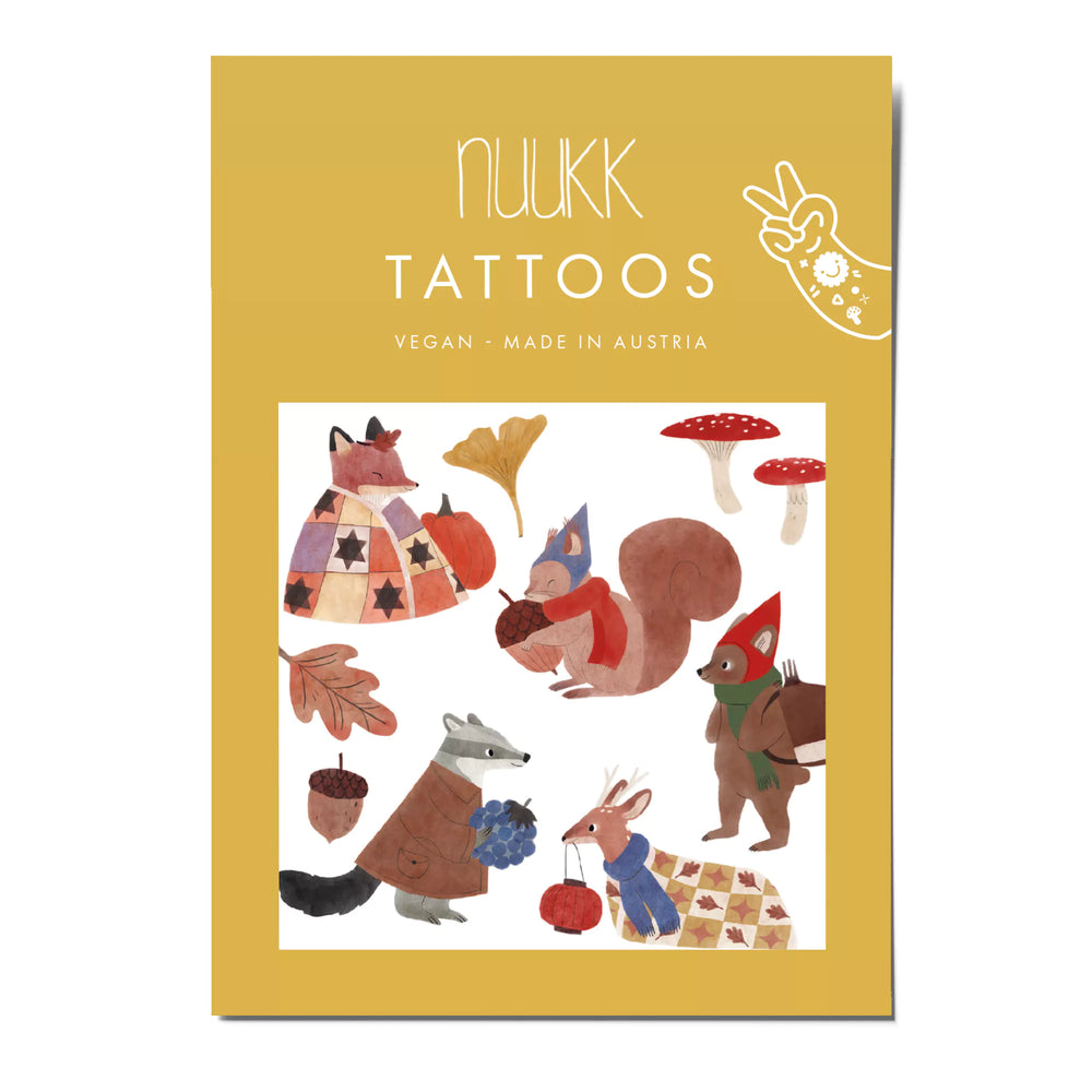nuukk Temporary Tattoos 'Forest Animals'