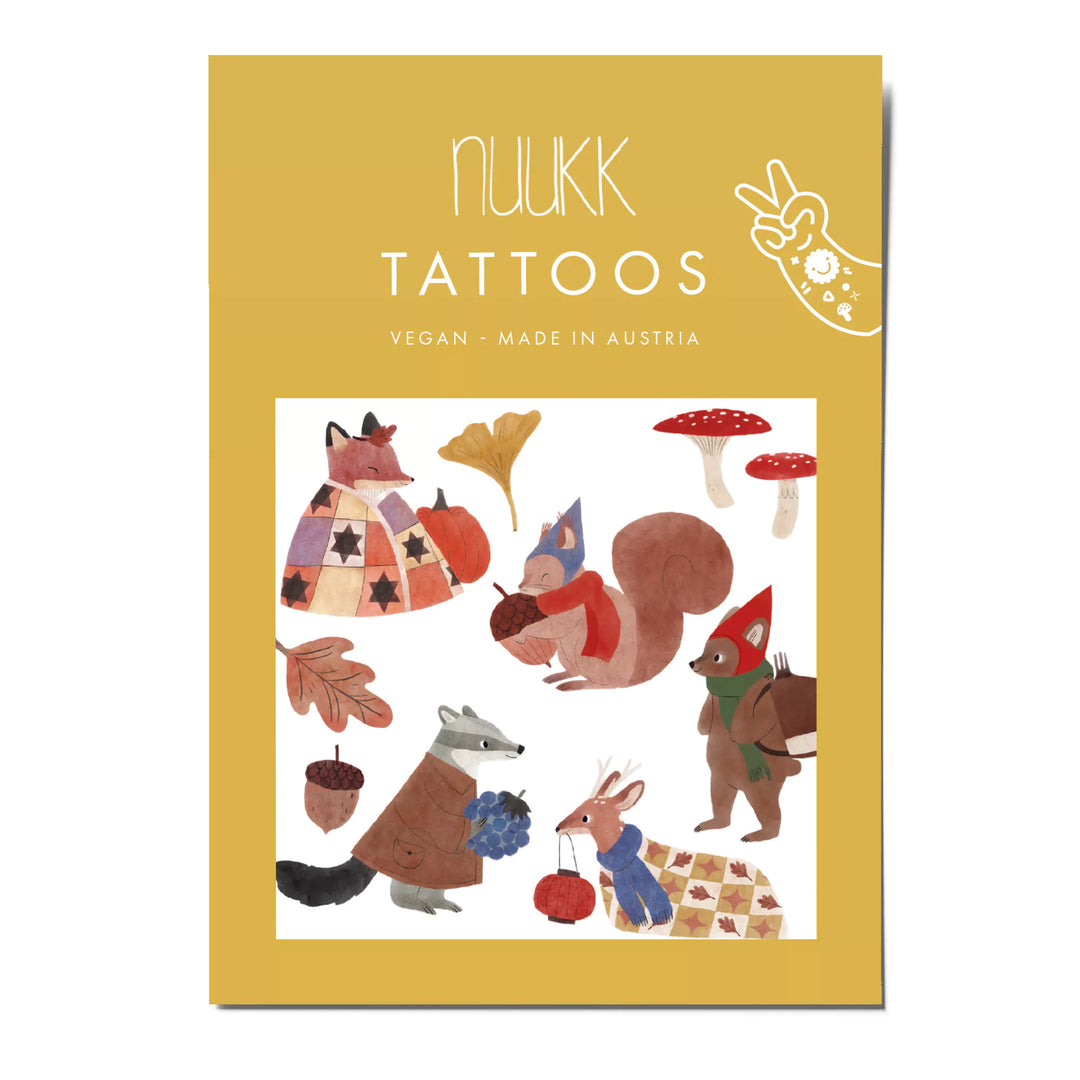 nuukk Kindertattoos 'Waldbewohner'