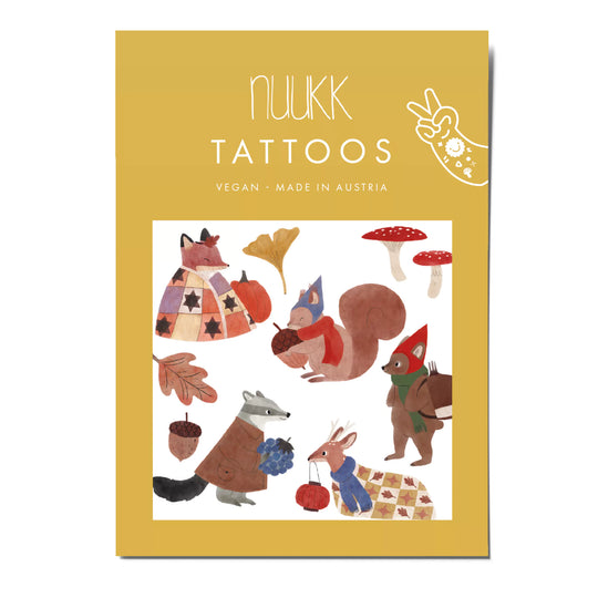nuukk Kindertattoos 'Waldbewohner'
