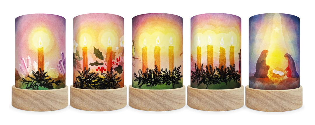 Lantern Shades Set 'Seasons' 5 pcs. - Baukje Exler