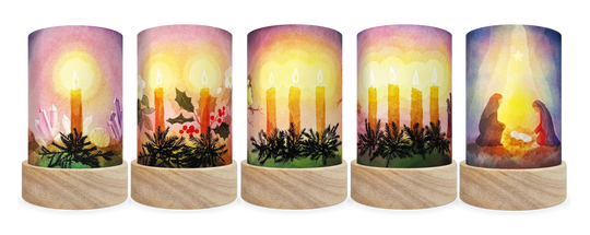 Lantern Shades Set 'Seasons' 5 pcs. - Baukje Exler