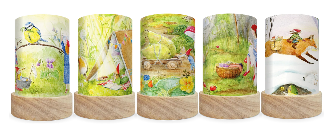 Lantern Shades Set 'Seasons' 5 pcs. - Baukje Exler