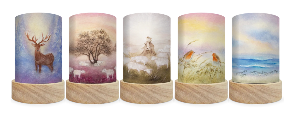 Laternen Shades-Set 'Stille Morgenstunden' 5 Stk. - Baukje Exler
